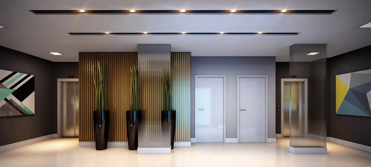 Lobby do Ikone — perspectiva artística